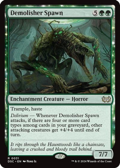 Demolisher Spawn Commander: Duskmourn: House of Horror Magic card
