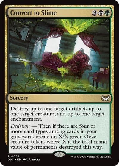 Convert to Slime Commander: Duskmourn: House of Horror Magic card