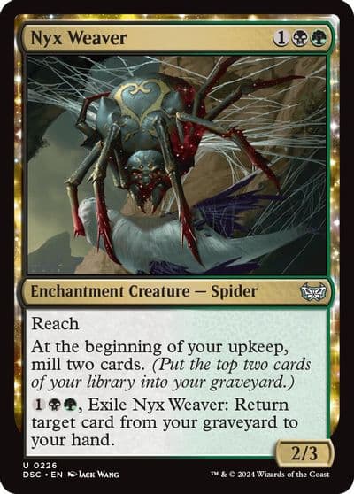 Nyx Weaver Commander: Duskmourn: House of Horror Magic card