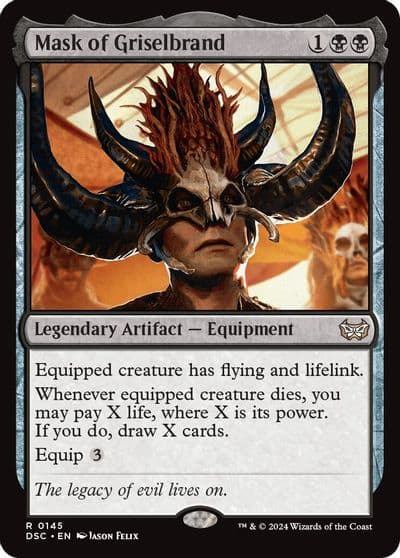 Mask of Griselbrand Commander: Duskmourn: House of Horror Magic card