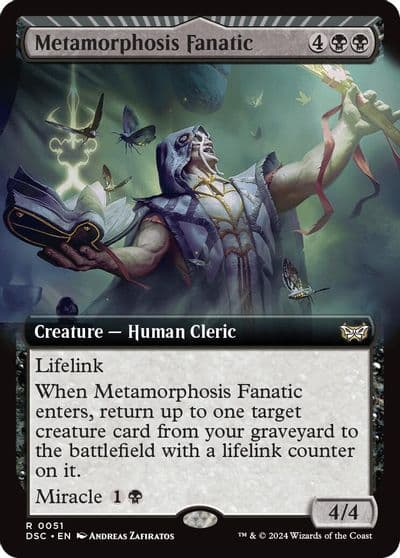 Metamorphosis Fanatic Extended Art Commander: Duskmourn: House of Horror Magic card