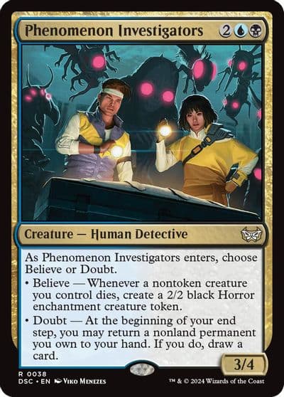 Phenomenon Investigators Commander: Duskmourn: House of Horror Magic card