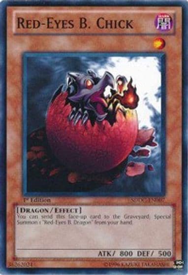 Red Eyes B Chick Structure Deck: Dragons Collide Yu-Gi-Oh! card