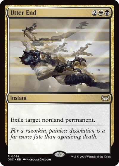 Utter End Commander: Duskmourn: House of Horror Magic card