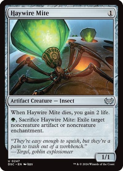 Haywire Mite Commander: Duskmourn: House of Horror Magic card