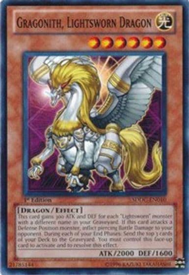 Gragonith Lightsworn Dragon Structure Deck: Dragons Collide Yu-Gi-Oh! card