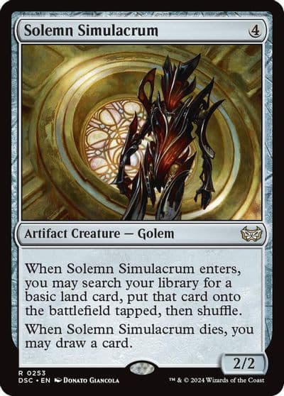 Solemn Simulacrum Commander: Duskmourn: House of Horror Magic card