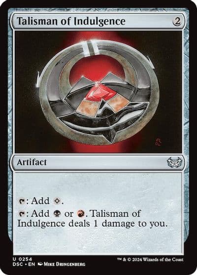 Talisman of Indulgence Commander: Duskmourn: House of Horror Magic card