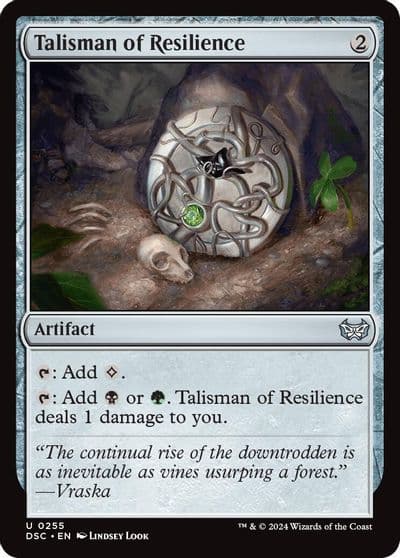 Talisman of Resilience Commander: Duskmourn: House of Horror Magic card