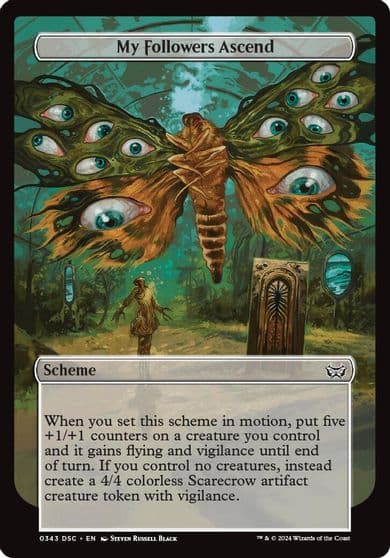 My Followers Ascend Full Art Archenemy: Duskmourn Magic card