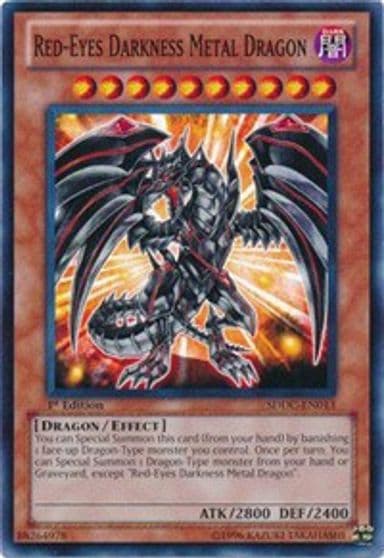 Red Eyes Darkness Metal Dragon Structure Deck: Dragons Collide Yu-Gi-Oh! card