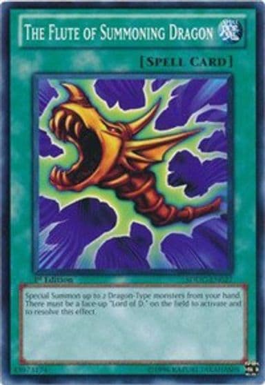 The Flute of Summoning Dragon Structure Deck: Dragons Collide Yu-Gi-Oh! card
