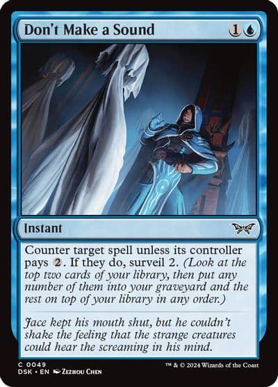 Dont Make a Sound Duskmourn: House of Horror Magic card