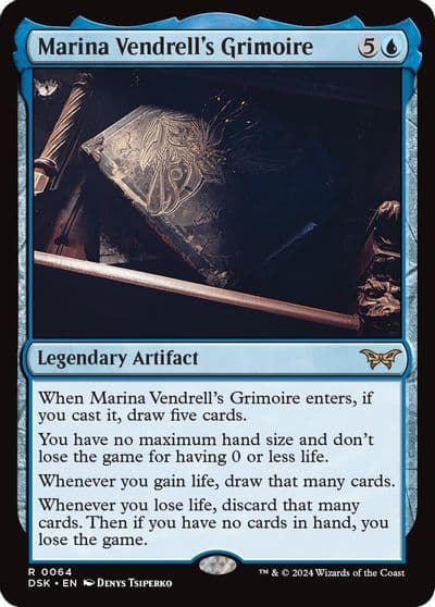 Marina Vendrells Grimoire Duskmourn: House of Horror Magic card