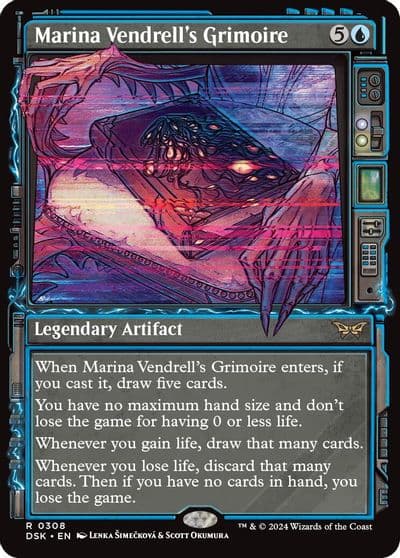Marina Vendrells Grimoire Showcase Duskmourn: House of Horror Magic card