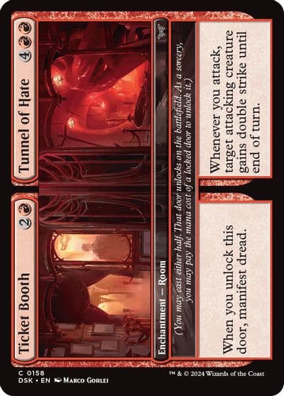 Ticket Booth Tunnel of Hate Duskmourn: House of Horror Magic card