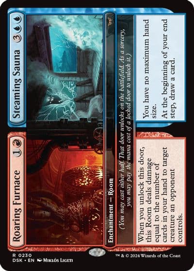 Roaring Furnace Steaming Sauna Duskmourn: House of Horror Magic card