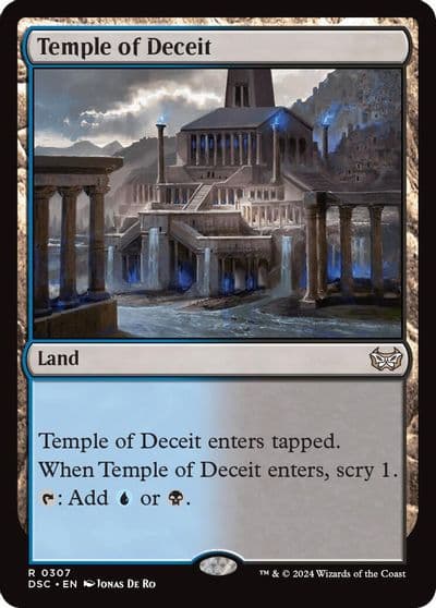Temple of Deceit Commander: Duskmourn: House of Horror Magic card