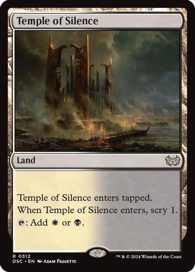 Temple of Silence Commander: Duskmourn: House of Horror Magic card