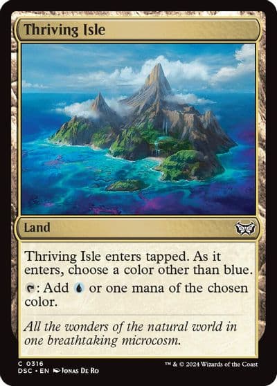 Thriving Isle Commander: Duskmourn: House of Horror Magic card