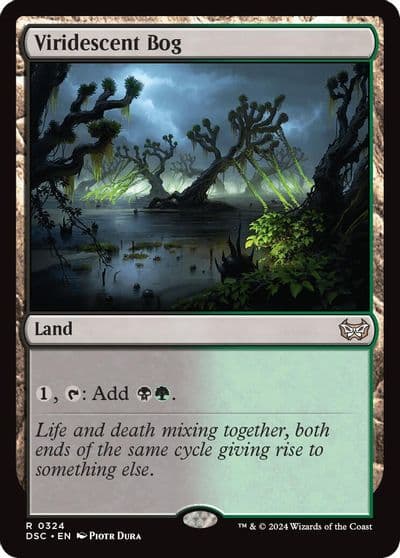 Viridescent Bog Commander: Duskmourn: House of Horror Magic card