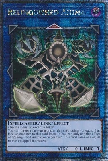 Relinquished Anima Quarter Century Secret Rare 25th Anniversary Tin: Dueling Mirrors Yu-Gi-Oh! card