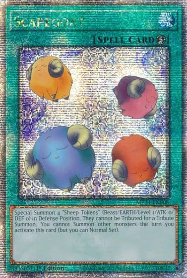 Scapegoat Quarter Century Secret Rare 25th Anniversary Tin: Dueling Mirrors Yu-Gi-Oh! card