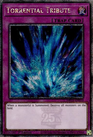 Torrential Tribute Quarter Century Secret Rare 25th Anniversary Tin: Dueling Mirrors Yu-Gi-Oh! card