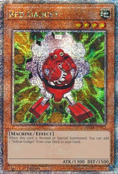Red Gadget Quarter Century Secret Rare 25th Anniversary Tin: Dueling Mirrors Yu-Gi-Oh! card