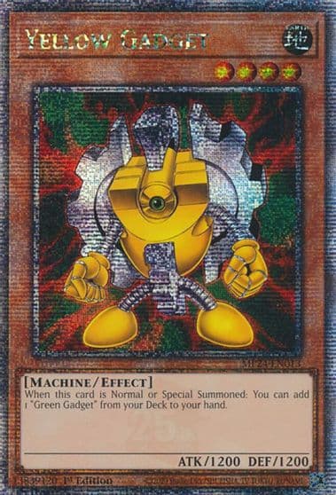 Yellow Gadget Quarter Century Secret Rare 25th Anniversary Tin: Dueling Mirrors Yu-Gi-Oh! card