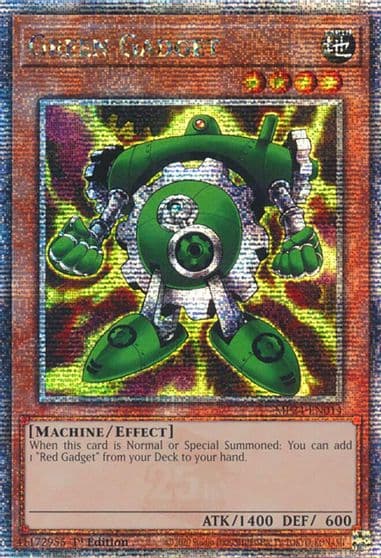 Green Gadget Quarter Century Secret Rare 25th Anniversary Tin: Dueling Mirrors Yu-Gi-Oh! card