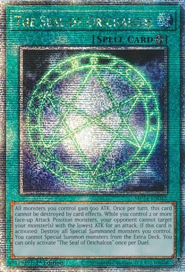 The Seal of Orichalcos Quarter Century Secret Rare 25th Anniversary Tin: Dueling Mirrors Yu-Gi-Oh! card
