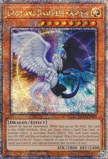 Light and Darkness Dragon Quarter Century Secret Rare 25th Anniversary Tin: Dueling Mirrors Yu-Gi-Oh! card