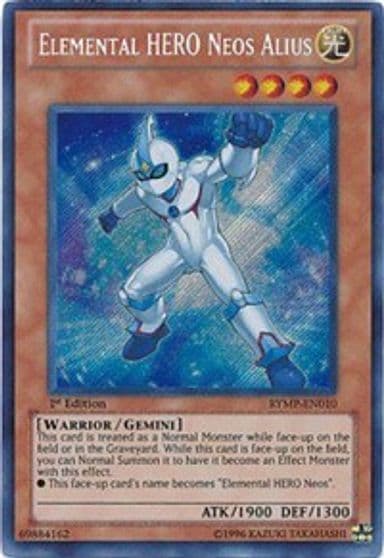 Elemental HERO Neos Alius Ra Yellow Mega Pack Yu-Gi-Oh! card