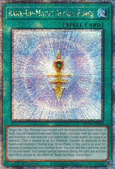 Rank Up Magic Astral Force Quarter Century Secret Rare 25th Anniversary Tin: Dueling Mirrors Yu-Gi-Oh! card