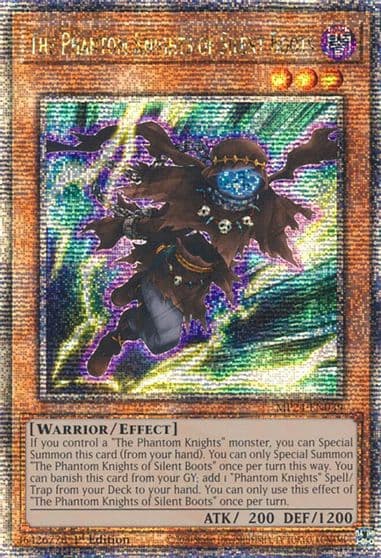 The Phantom Knights of Silent Boots Quarter Century Secret Rare 25th Anniversary Tin: Dueling Mirrors Yu-Gi-Oh! card