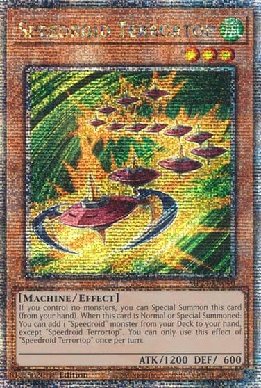 Speedroid Terrortop Quarter Century Secret Rare 25th Anniversary Tin: Dueling Mirrors Yu-Gi-Oh! card