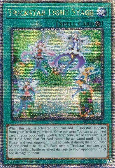 Trickstar Light Stage Quarter Century Secret Rare 25th Anniversary Tin: Dueling Mirrors Yu-Gi-Oh! card