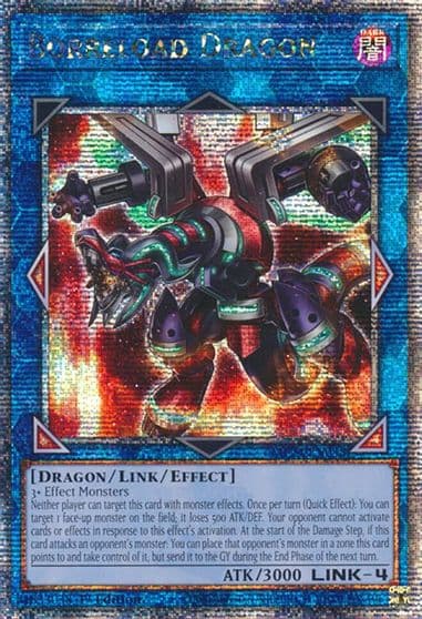 Borreload Dragon Alternate Art Quarter Century Secret Rare 25th Anniversary Tin: Dueling Mirrors Yu-Gi-Oh! card