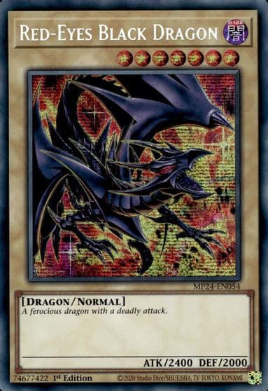 Red Eyes Black Dragon Alternate Art 25th Anniversary Tin: Dueling Mirrors Yu-Gi-Oh! card