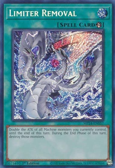 Limiter Removal Alternate Art 25th Anniversary Tin: Dueling Mirrors Yu-Gi-Oh! card