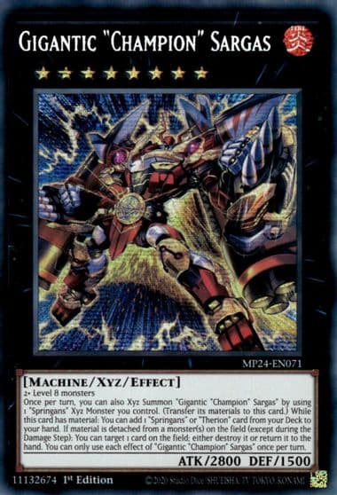 Gigantic Champion Sargas 25th Anniversary Tin: Dueling Mirrors Yu-Gi-Oh! card
