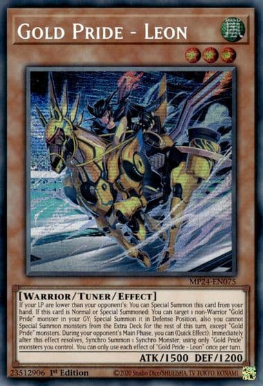 Gold Pride Leon 25th Anniversary Tin: Dueling Mirrors Yu-Gi-Oh! card