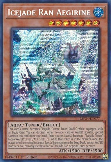 Icejade Ran Aegirine 25th Anniversary Tin: Dueling Mirrors Yu-Gi-Oh! card