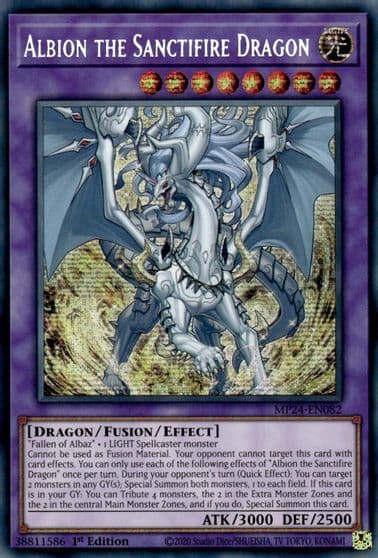 Albion the Sanctifire Dragon 25th Anniversary Tin: Dueling Mirrors Yu-Gi-Oh! card