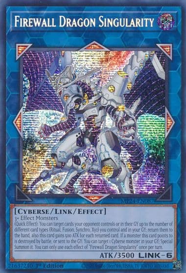 Firewall Dragon Singularity 25th Anniversary Tin: Dueling Mirrors Yu-Gi-Oh! card