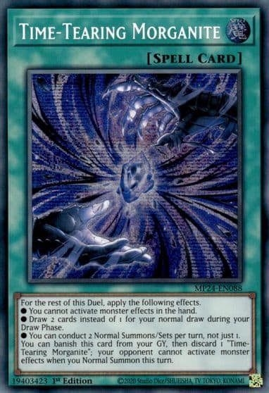 Time Tearing Morganite 25th Anniversary Tin: Dueling Mirrors Yu-Gi-Oh! card