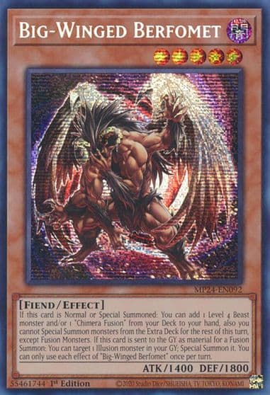 Big Winged Berfomet 25th Anniversary Tin: Dueling Mirrors Yu-Gi-Oh! card