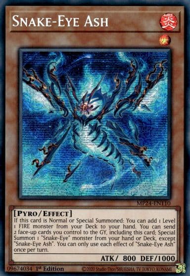 Snake Eye Ash 25th Anniversary Tin: Dueling Mirrors Yu-Gi-Oh! card