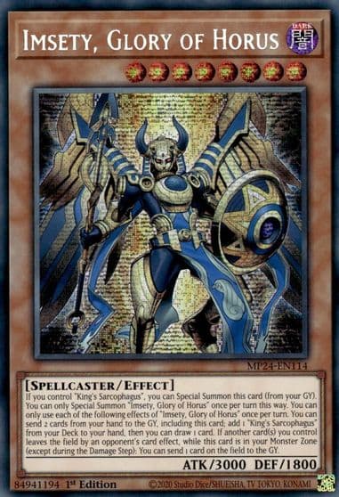 Imsety Glory of Horus 25th Anniversary Tin: Dueling Mirrors Yu-Gi-Oh! card